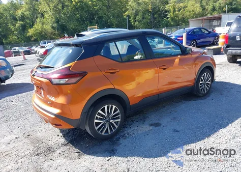 2022 Nissan Kicks Sv Xtronic Cvt z USA, uszkodzony, nr VIN 3N1CP5CV3NL492064